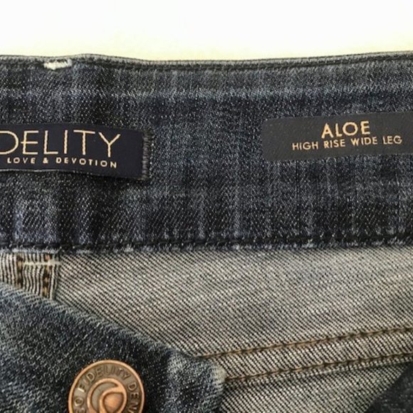 Fidelity High Rise Wide Leg Jeans - Picture 3 of 4